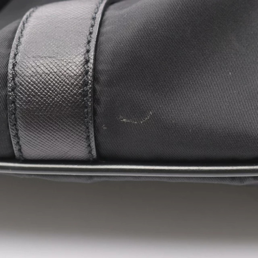 Prada VIAGGIO Leather Boston Bag Black - Picture 8 of 10